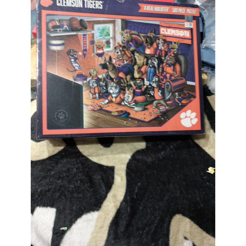 YouTheFan Clemson Tigers A Real Nailbiter 500 Piece Puzzle NEW & Sealed